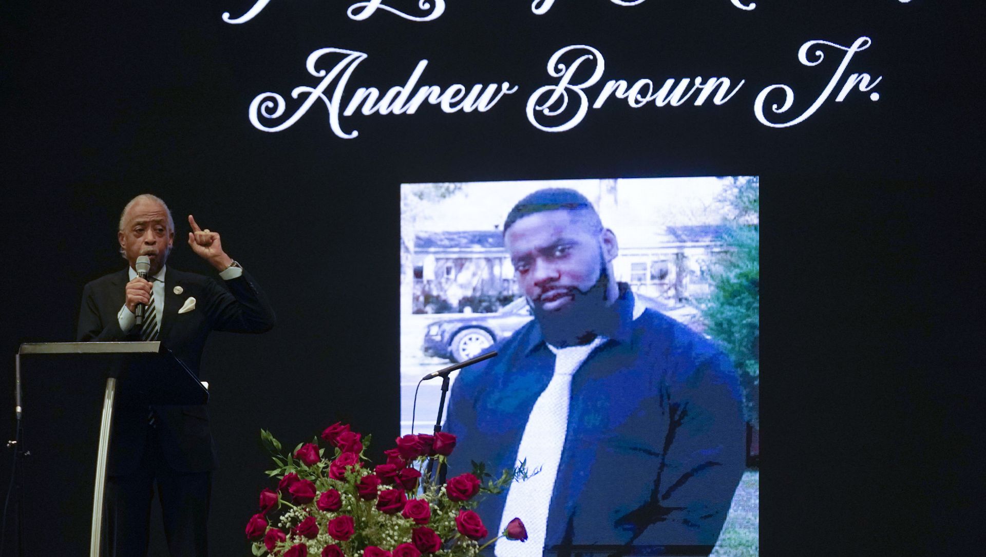 Rev. Al Sharpton speaks during the funeral for Andrew Brown Jr., Monday, May 3, 2021 at Fountain of Life Church in Elizabeth City, N.C. Brown was fatally shot by Pasquotank County Sheriff deputies trying to serve a search warrant. Rev. Al Sharpton speaks during the funeral for Andrew Brown Jr., Monday, May 3, 2021 at Fountain of Life Church in Elizabeth City, N.C. Brown was fatally shot by Pasquotank County Sheriff deputies trying to serve a search warrant. - Sputnik International, 1920, 10.06.2021