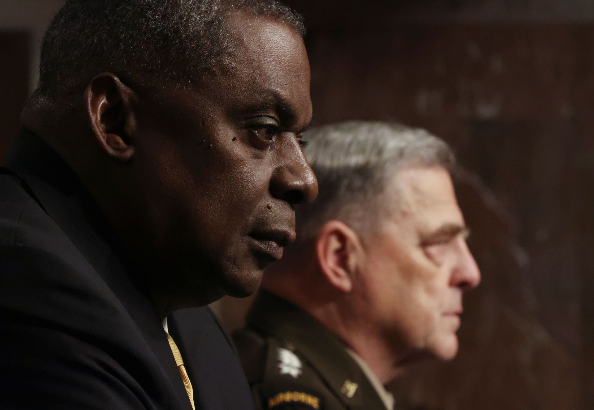 U.S. Secretary of Defense Lloyd Austin and Chairman of the Joint Chiefs U.S. Army General Mark Milley attend a hearing on the Pentagon’s budget request to testify before a Senate Armed Services Committee, on Capitol Hill in Washington, DC, U.S., June 10, 2021. U.S. Secretary of Defense Lloyd Austin and Chairman of the Joint Chiefs U.S. Army General Mark Milley attend a hearing on the Pentagon’s budget request to testify before a Senate Armed Services Committee, on Capitol Hill in Washington, DC, U.S., June 10, 2021. - Sputnik International, 1920, 07.09.2021