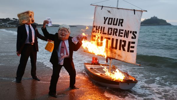 All Eyes on G7 summit in Cornwall as Climate and Political Activists Gather to Make Some Noise - Sputnik International