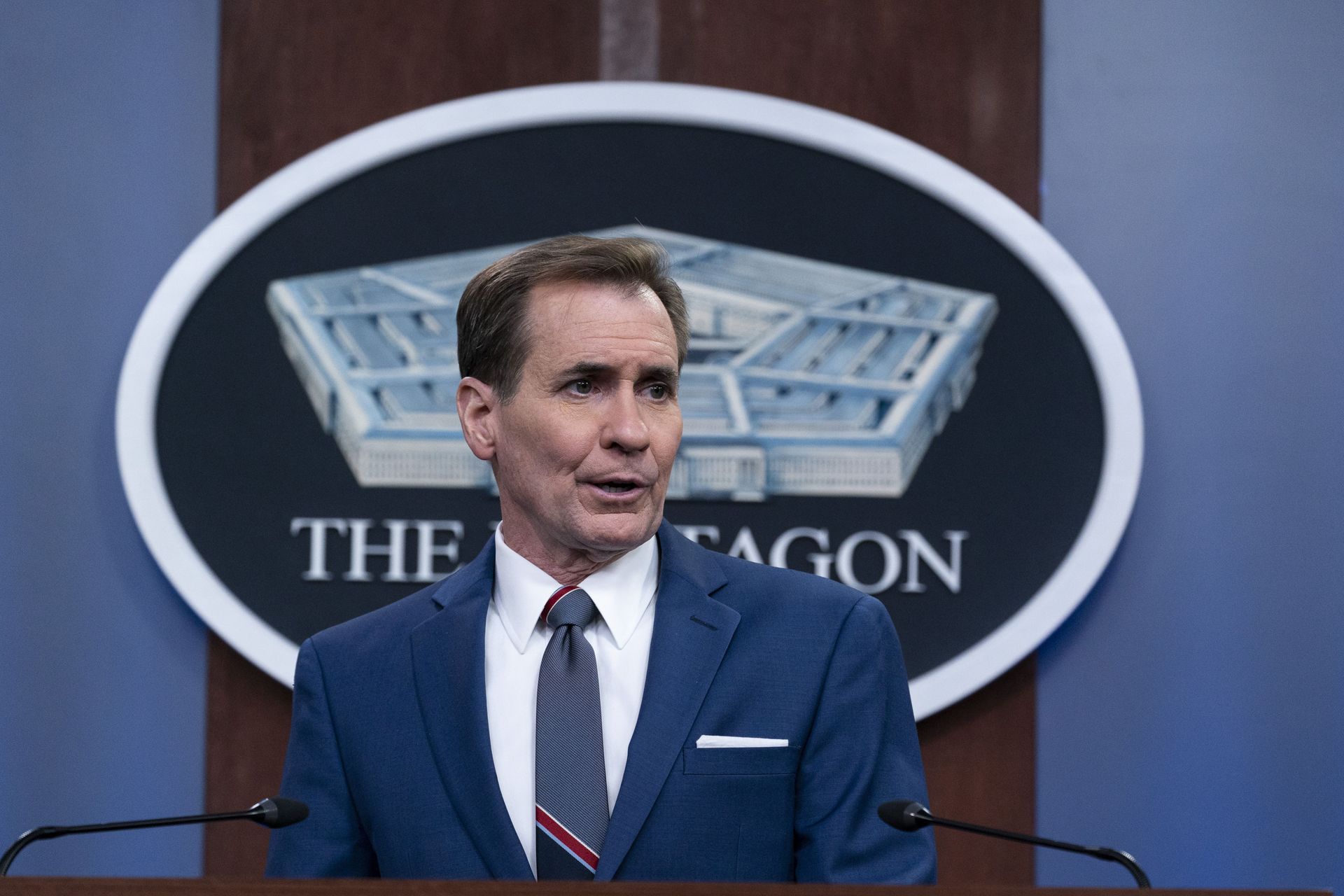 Pentagon spokesman John Kirby speaks during a media briefing at the Pentagon, Friday, June 4, 2021, in Washington.  - Sputnik International, 1920, 11.11.2021