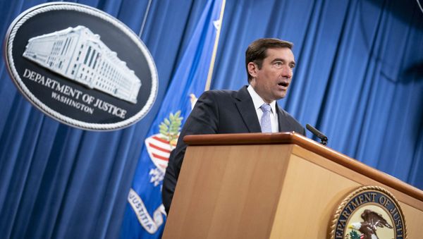 Assistant Attorney General for National Security John C. Demers, speaks during a virtual news conference at the Department of Justice on October 28, 2020 in Washington, DC. - Eight people have been arrested as part of Operation Fox Hunt, an effort by the People's Republic of China to threaten people to return to the country. Assistant Attorney General for National Security John C. Demers, speaks during a virtual news conference at the Department of Justice on October 28, 2020 in Washington, DC. - Eight people have been arrested as part of Operation Fox Hunt, an effort by the People's Republic of China to threaten people to return to the country. - Sputnik International
