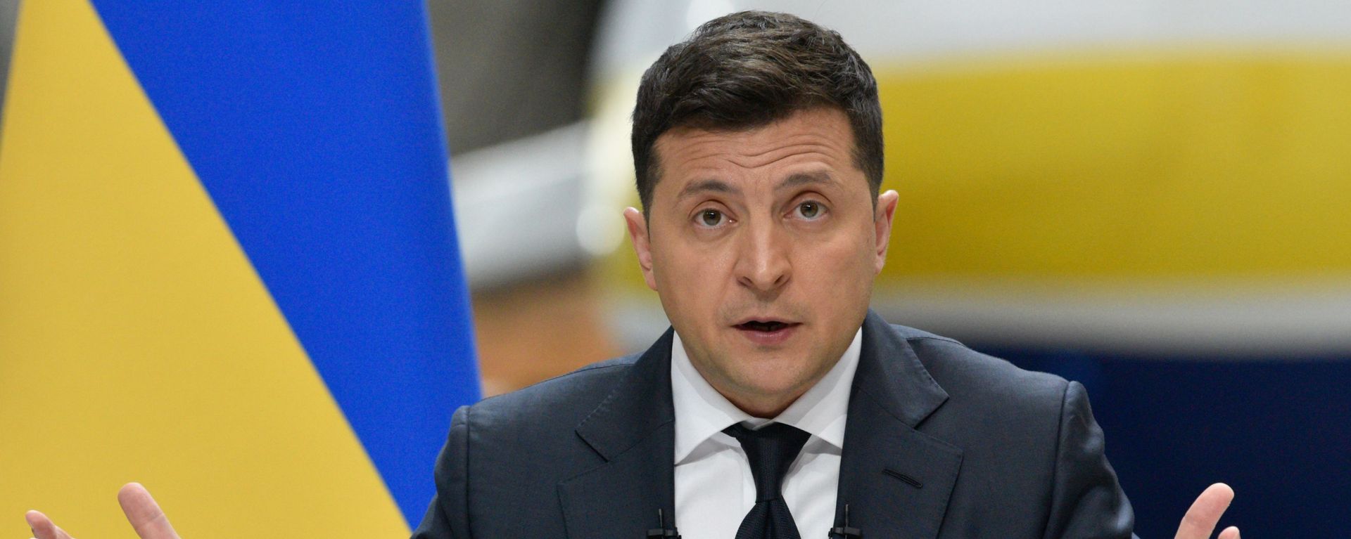 Press conference of Ukrainian President Volodymyr Zelenskyy - Sputnik International, 1920, 22.02.2022