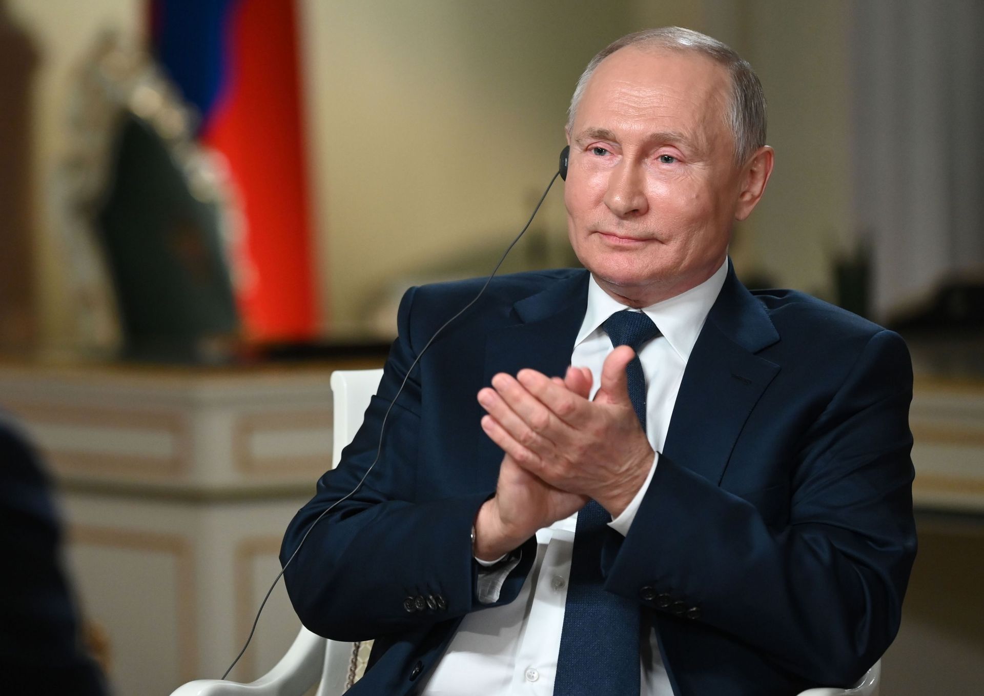 Russian President Vladimir Putin during his NBC interview - Sputnik International, 1920, 07.09.2021