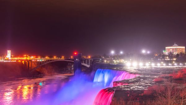 The view of Niagara Falls in the Niagara Park in New York, US - Sputnik International
