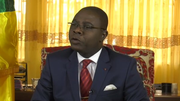 Henri-Marie Dondra, Prime Minister of the Central African Republic, speaks in 2017. when he was still finance minister - Sputnik International