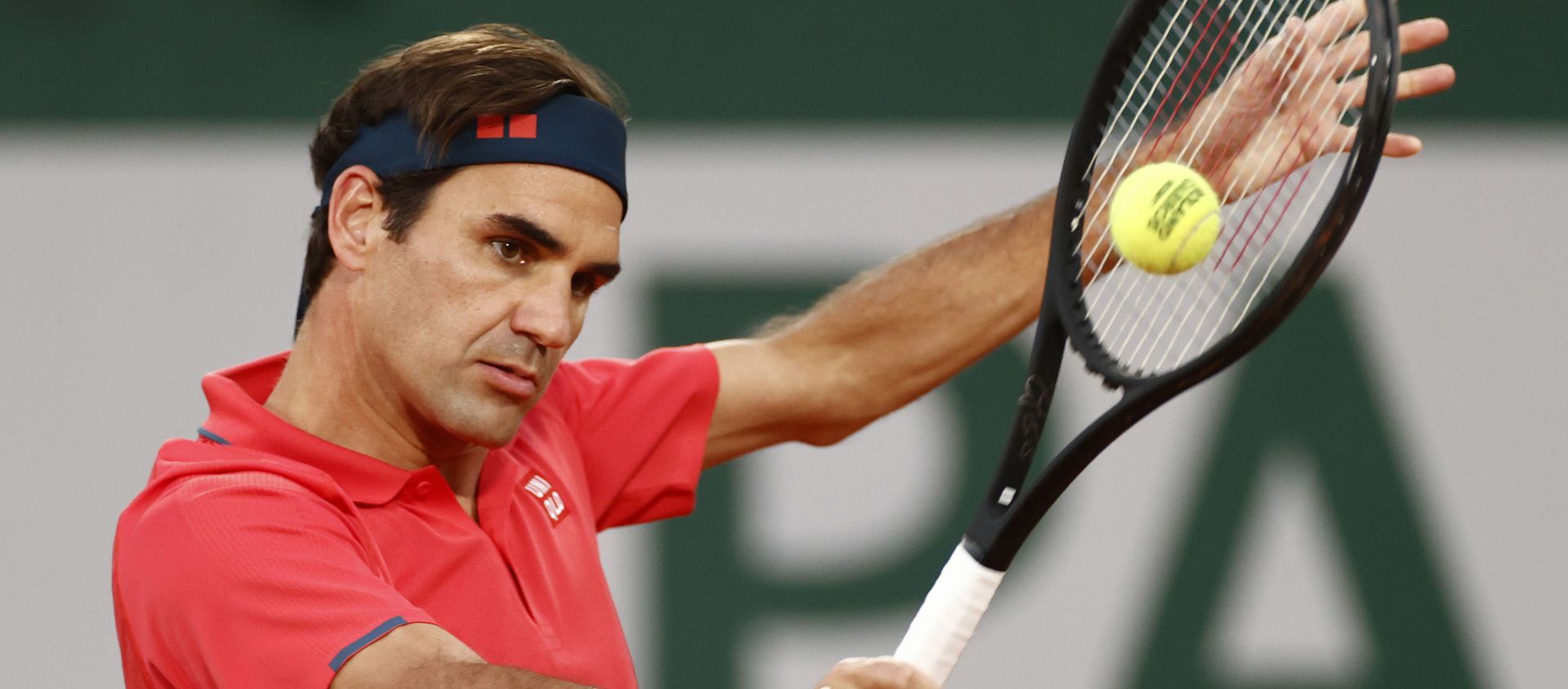 Switzerland's Roger Federer in action during his third round match against Germany's Dominik Koepfer Switzerland's Roger Federer in action during his third round match against Germany's Dominik Koepfer - Sputnik International, 1920, 17.06.2021