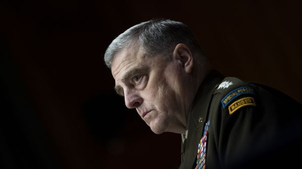 Chairman of the Joint Chiefs Chairman Gen. Mark Milley testifies before a Senate Appropriations Committee hearing to examine proposed budget estimates and justification for fiscal year 2022 for the Department of Defense in Washington on Thursday, June 17, 2021. - Sputnik International