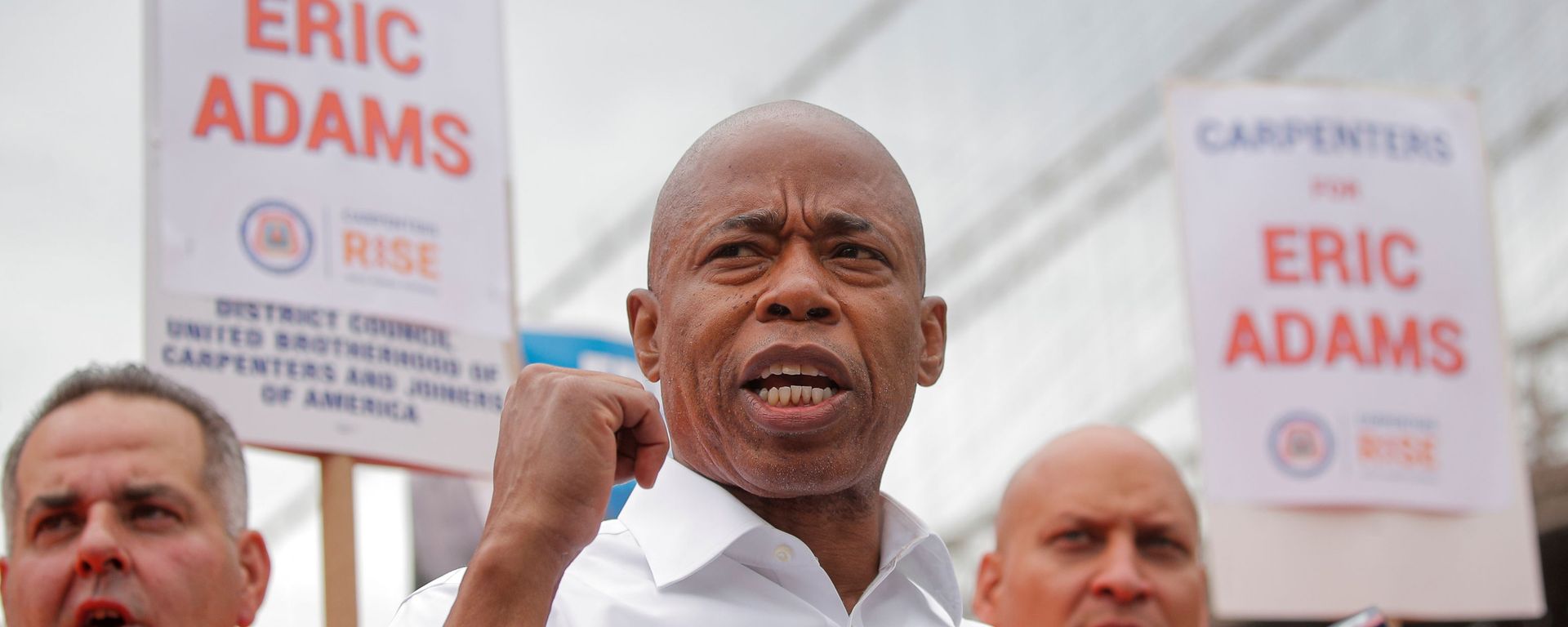 Eric Adams, Democratic candidate for New York City Mayor, speaks during a campaign appearance in Brooklyn, New York, U.S., June 11, 2021 Eric Adams, Democratic candidate for New York City Mayor, speaks during a campaign appearance in Brooklyn, New York, U.S., June 11, 2021 - Sputnik International, 1920, 01.01.2022