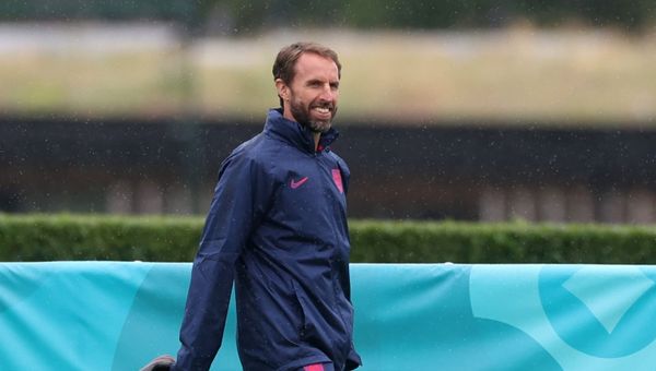 Soccer Football - Euro 2020 - England Training - Tottenham Hotspur Training Centre, London, Britain - June 21, 2021 England manager Gareth Southgate during training REUTERS/Carl Recine Soccer Football - Euro 2020 - England Training - Tottenham Hotspur Training Centre, London, Britain - June 21, 2021 England manager Gareth Southgate during training REUTERS/Carl Recine - Sputnik International