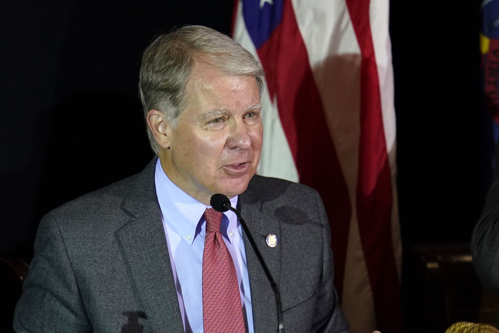 Pennsylvania Sen. David Argall, of the 29th district and chair of the Pennsylvania State Senate Majority Policy Committee, speaks during a hearing, Wednesday, Nov. 25, 2020, in Gettysburg, Pa. Pennsylvania Sen. David Argall, of the 29th district and chair of the Pennsylvania State Senate Majority Policy Committee, speaks during a hearing, Wednesday, Nov. 25, 2020, in Gettysburg, Pa. - Sputnik International, 1920, 07.09.2021
