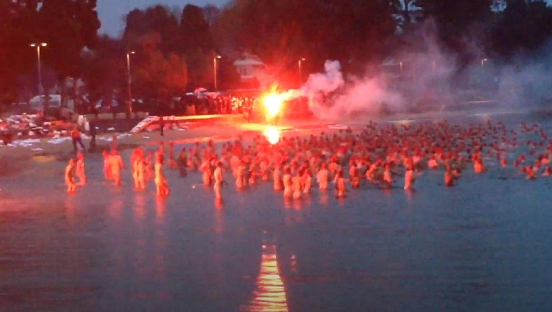 Dark Mofo winter solstice nude swim Dark Mofo winter solstice nude swim - Sputnik International, 1920, 22.06.2021