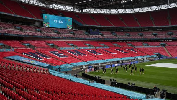 The Czech Republic squad take part in a team training session at Wembley stadium in London, Monday, June 21, 2021, the day before the Euro 2020 soccer championship group D match between England and Czech Republic. The Czech Republic squad take part in a team training session at Wembley stadium in London, Monday, June 21, 2021, the day before the Euro 2020 soccer championship group D match between England and Czech Republic. - Sputnik International