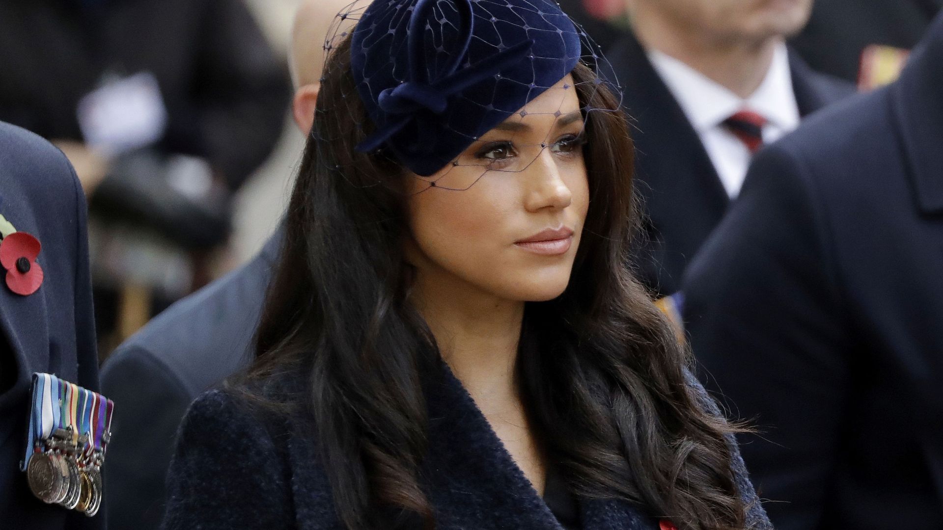 In this Thursday, Nov. 7, 2019 file photo Meghan the Duchess of Sussex stands after she and her husband Britain's Prince Harry placed a Cross of Remembrance as they attend the official opening of the annual Field of Remembrance at Westminster Abbey in London. In this Thursday, Nov. 7, 2019 file photo Meghan the Duchess of Sussex stands after she and her husband Britain's Prince Harry placed a Cross of Remembrance as they attend the official opening of the annual Field of Remembrance at Westminster Abbey in London. - Sputnik International, 1920, 22.06.2021