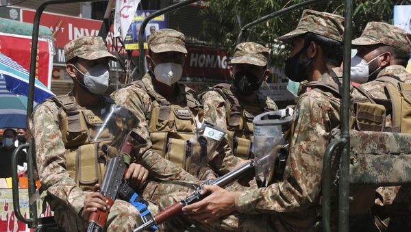 Pakistan army troops  in Lahore, Pakistan  (File) - Sputnik International