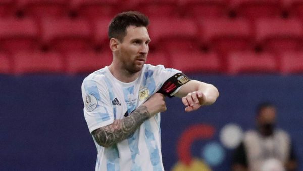Soccer Football - Copa America 2021 - Group A - Argentina v Uruguay - Estadio Mane Garrincha, Brasilia, Brazil - June 18, 2021 Argentina's Lionel Messi - Sputnik International