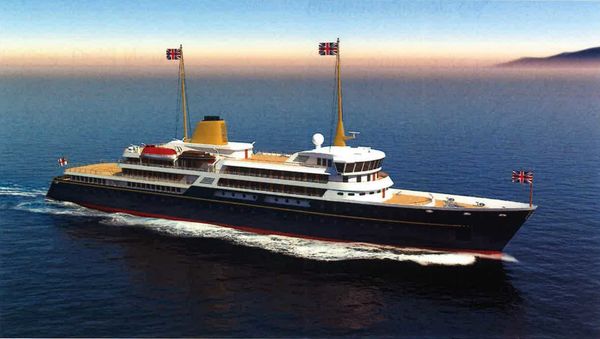 An artist's impression of the proposed new UK royal yacht - Sputnik International