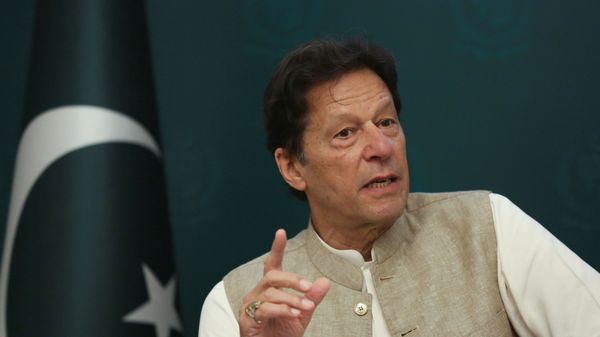 Pakistan's Prime Minister Imran Khan speaks during an interview with Reuters in Islamabad, Pakistan June 4, 2021 Pakistan's Prime Minister Imran Khan speaks during an interview with Reuters in Islamabad, Pakistan June 4, 2021 - Sputnik International
