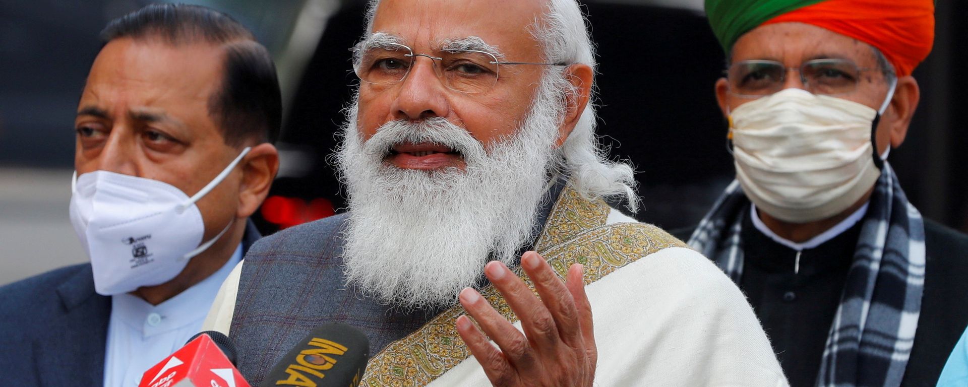 FILE PHOTO: India's Prime Minister Narendra Modi arrives at the parliament house to attend the first day of the budget session, in New Delhi FILE PHOTO: India's Prime Minister Narendra Modi arrives at the parliament house to attend the first day of the budget session, in New Delhi - Sputnik International, 1920, 28.06.2021