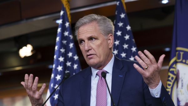 House Minority Leader Kevin McCarthy, R-Calif., takes questions at a news conference prior to meeting with police officers injured in the Jan. 6 attack on Congress, at the Capitol in Washington, Friday, June 25, 2021. House Minority Leader Kevin McCarthy, R-Calif., takes questions at a news conference prior to meeting with police officers injured in the Jan. 6 attack on Congress, at the Capitol in Washington, Friday, June 25, 2021. - Sputnik International