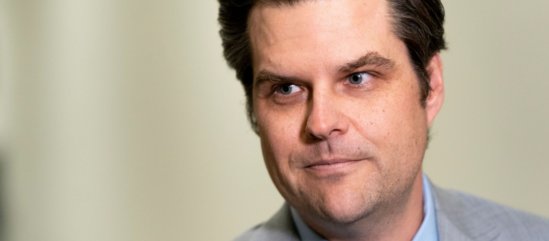 U.S. Rep. Matt Gaetz (R-FL) looks on as he speaks to the media while former White House counsel Don McGahn appears before the House Judiciary Committee on Capitol Hill in Washington, U.S., June 4, 2021 - Sputnik International, 1920, 15.07.2021