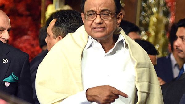 Indian politician P. Chidambaram attends the wedding of Indian businesswoman Isha Ambani with Indian businessman Anand Piramal in Mumbai on December 12, 2018 - Sputnik International