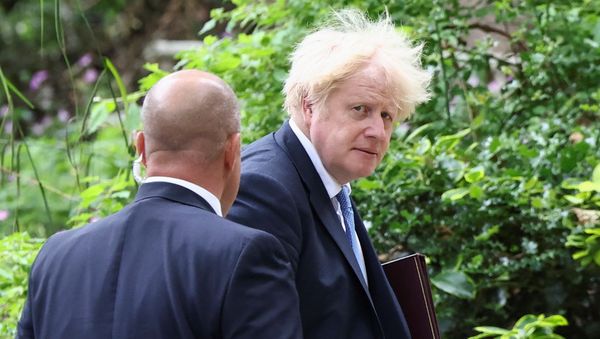 Britain's Prime Minister Boris Johnson walks in Downing Street, in London, Britain, June 29, 2021 - Sputnik International