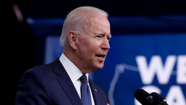 U.S. President Joe Biden delivers remarks on the administration's coronavirus disease (COVID-19) response and the vaccination program from the Eisenhower Executive Office Building's South Court Auditorium at the White House in Washington U.S., July 6, 2021.  - Sputnik International