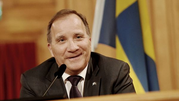Sweden's Prime Minister Stefan Lofven addresses a press conference on July 5, 2021 in Stockholm. - Sweden's freshly ousted prime minister Stefan Lofven could return as leader after the parliamentary speaker put him forward for a vote for lack of other candidates.  - Sputnik International