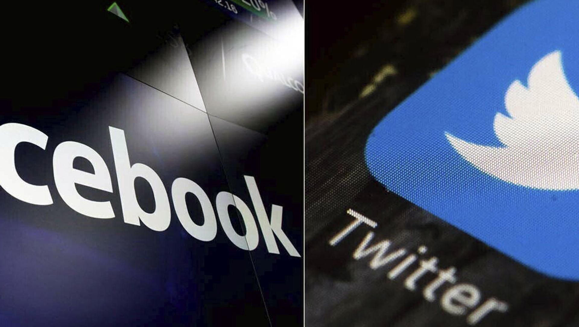 This combination of photos shows logos for social media platforms Facebook and Twitter. Shares of social media and other tech companies slid Monday, Jan. 11, 2021 amid fallout the siege on the U.S. Capitol by supporters of President Donald Trump's supporters. (AP Photo/File) - Sputnik International, 1920, 17.08.2021