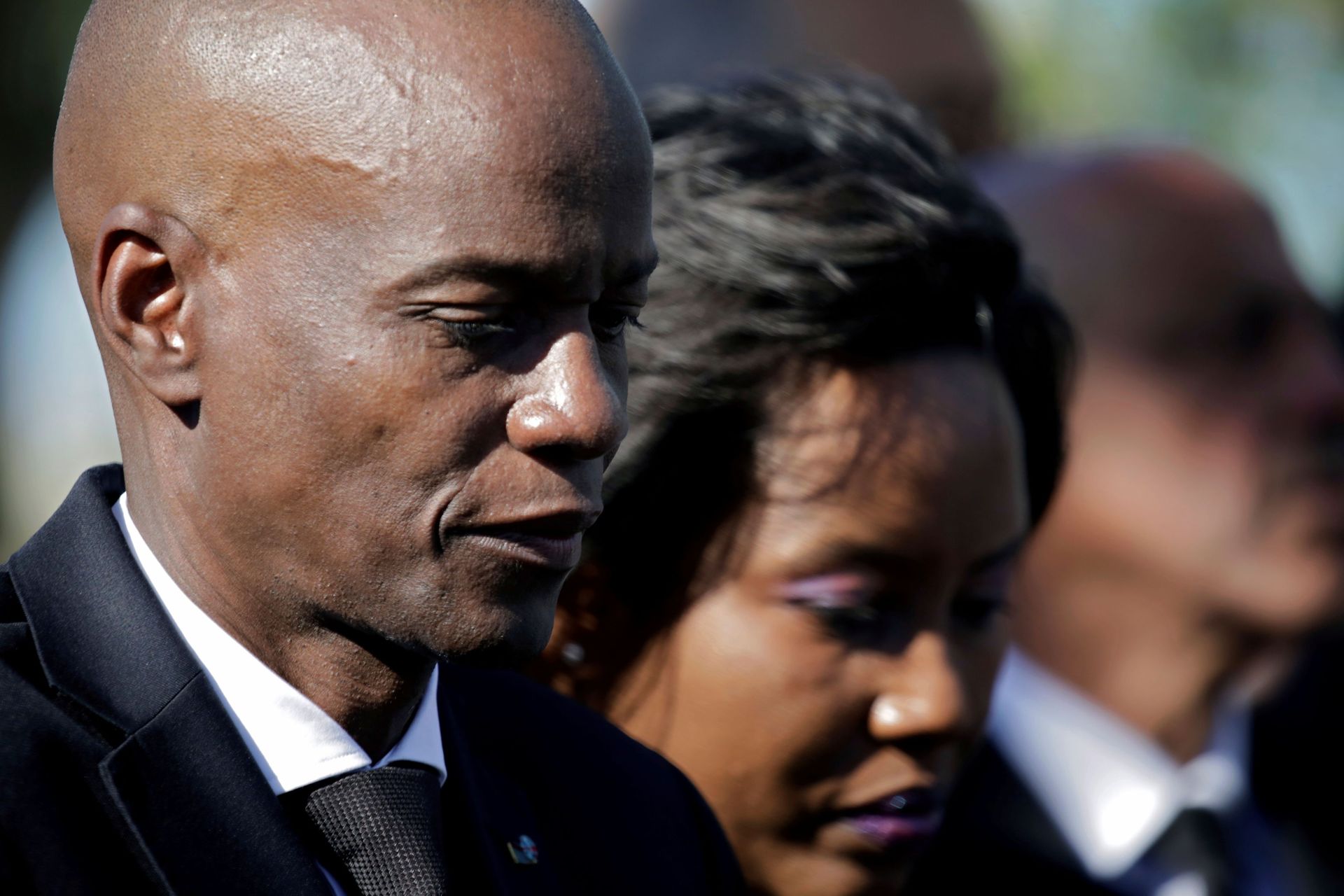 FILE PHOTO: Haiti's President Jovenel Moise and first lady Martine attend a ceremony at a memorial for the tenth anniversary of the January 12, 2010 earthquake, in Titanyen, Haiti, January 12, 2020. REUTERS/Andres Martinez Casares/File Photo FILE PHOTO: Haiti's President Jovenel Moise and first lady Martine attend a ceremony at a memorial for the tenth anniversary of the January 12, 2010 earthquake, in Titanyen, Haiti, January 12, 2020. REUTERS/Andres Martinez Casares/File Photo - Sputnik International, 1920, 07.09.2021