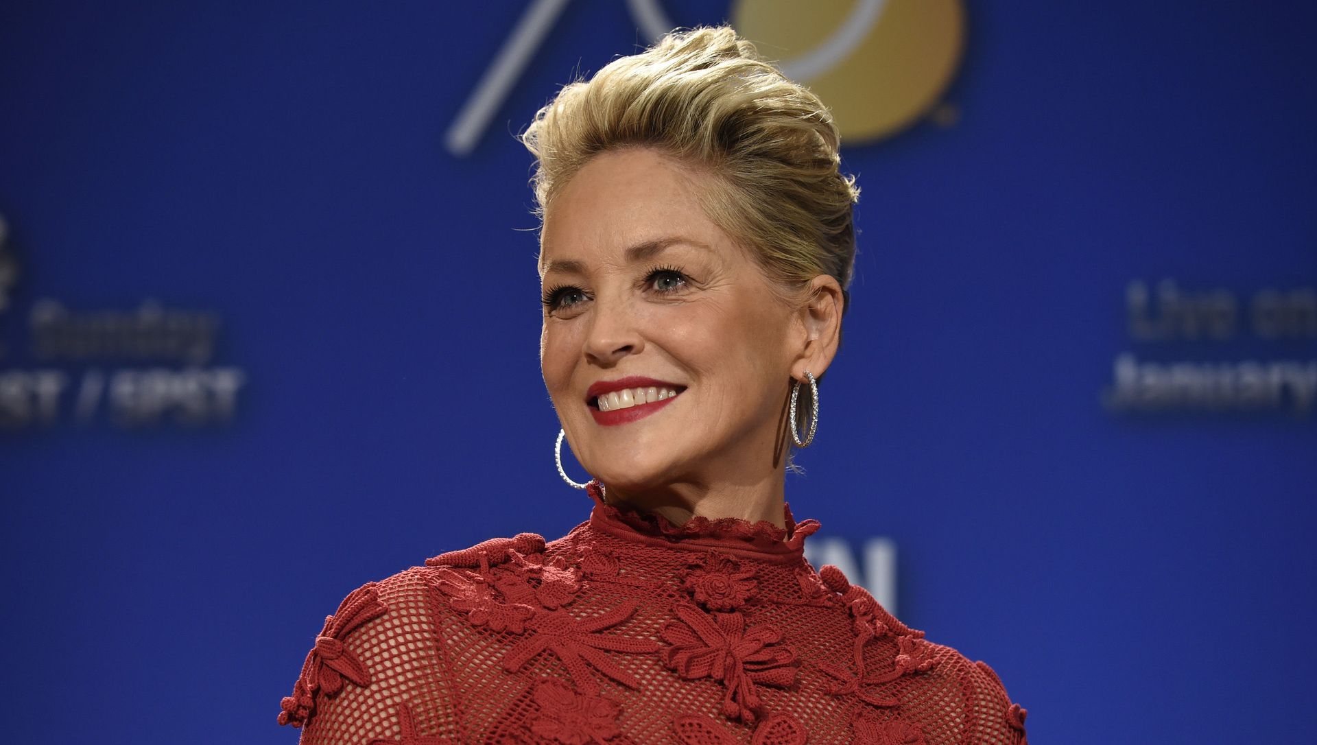 Sharon Stone poses during the nominations for the 75th Annual Golden Globe Awards on Dec. 11, 2017, in Beverly Hills, Calif - Sputnik International, 1920, 07.07.2021