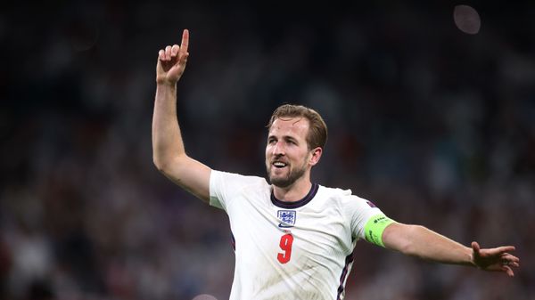 Wembley Stadium, London, Britain - July 7, 2021 England's Harry Kane celebrates after the match Wembley Stadium, London, Britain - July 7, 2021 England's Harry Kane celebrates after the match - Sputnik International