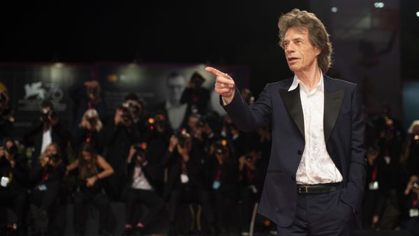 Actor Mick Jagger poses for photographers upon arrival at the premiere of the film 'The Burnt Orange Heresy' at the 76th edition of the Venice Film Festival, Venice, Italy, Saturday, Sept. 7, 2019. - Sputnik International