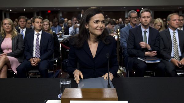 - In this Sept. 5, 2018, file photo Facebook COO Sheryl Sandberg testifies before the Senate Intelligence Committee hearing on 'Foreign Influence Operations and Their Use of Social Media Platforms' on Capitol Hill in Washington - Sputnik International