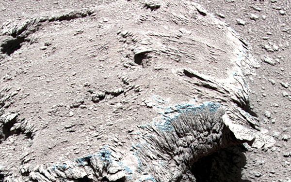 This undated handout photograph released on July 9, 2021 by the China National Space Administration (CNSA) shows rocks on the surface of Mars taken by China's Zhurong Mars rover. (Photo by HANDOUT / China National Space Administration (CNSA) / AFP) / -----EDITORS NOTE --- RESTRICTED TO EDITORIAL USE - MANDATORY CREDIT AFP PHOTO / CNSA - NO MARKETING - NO ADVERTISING CAMPAIGNS - DISTRIBUTED AS A SERVICE TO CLIENTS - Sputnik International