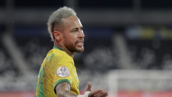 Copa America 2021 - Semi Final - Brazil v Peru - Estadio Nilton Santos, Rio de Janeiro, Brazil - July 5, 2021 Brazil's Neymar reacts - Sputnik International