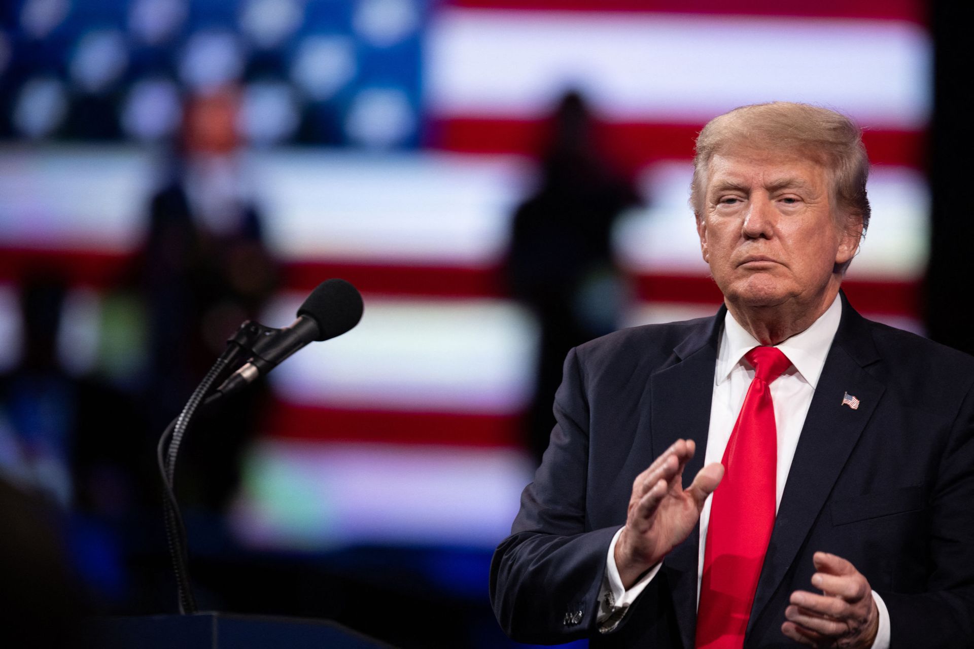 Former US President Donald Trump speaks at the Conservative Political Action Conference (CPAC) in Dallas, Texas on July 11, 2021 Former US President Donald Trump speaks at the Conservative Political Action Conference (CPAC) in Dallas, Texas on July 11, 2021 - Sputnik International, 1920, 07.09.2021