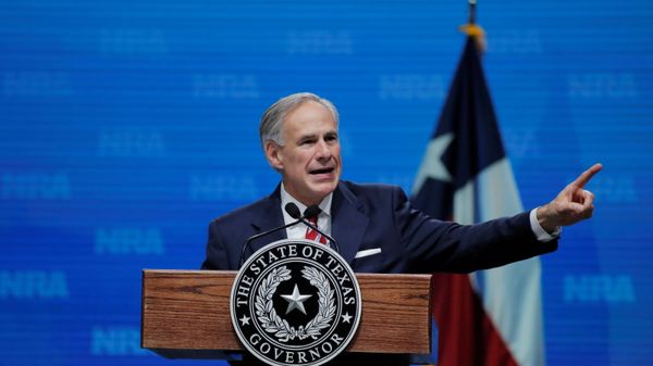 Texas Governor Greg Abbott speaks at the annual National Rifle Association (NRA) convention in Dallas, Texas, U.S., May 4, 2018 Texas Governor Greg Abbott speaks at the annual National Rifle Association (NRA) convention in Dallas, Texas, U.S., May 4, 2018 - Sputnik International