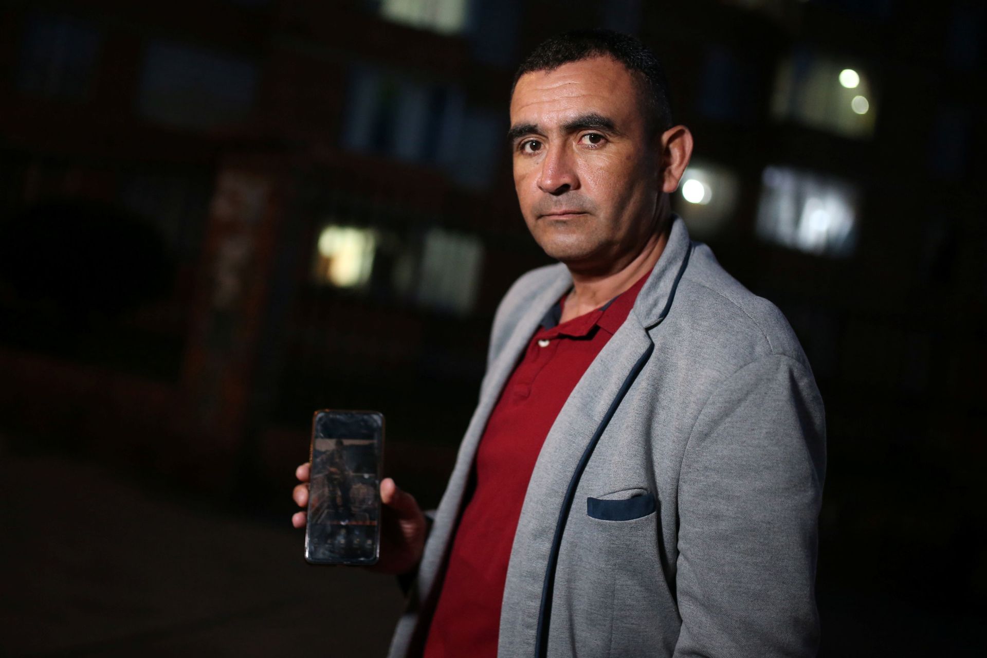 Matias Gutierrez, a former professional soldier summoned to be part of the special command of Colombians who were later involved in the assassination of the president of Haiti Jovenel Moise and who could not travel to that country due to being infected with the coronavirus disease (COVID-19), speaks during an interview with Reuters in Bogota, Colombia July 12, 2021 - Sputnik International, 1920, 07.09.2021