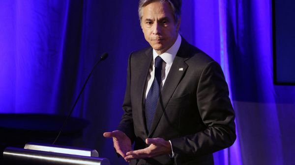 WASHINGTON, DC - JULY 13: U.S. Secretary of State Antony Blinken delivers remarks at the National Security Commission on Artificial Intelligence Global Emerging Technology Summit on July 13, 2021 in Washington, DC. - Sputnik International