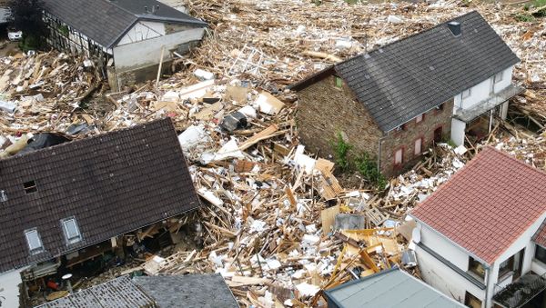 A general view of the flood-affected area following heavy rainfalls in Schuld, Germany, on July 15, 2021. - Sputnik International