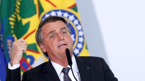Brazil's President Jair Bolsonaro speaks during a ceremony to sign a law for the privatization of state-controlled electricity utility Eletrobras, at the Planalto Palace in Brasilia, Brazil, July 13, 2021. REUTERS/Adriano Machado - Sputnik International