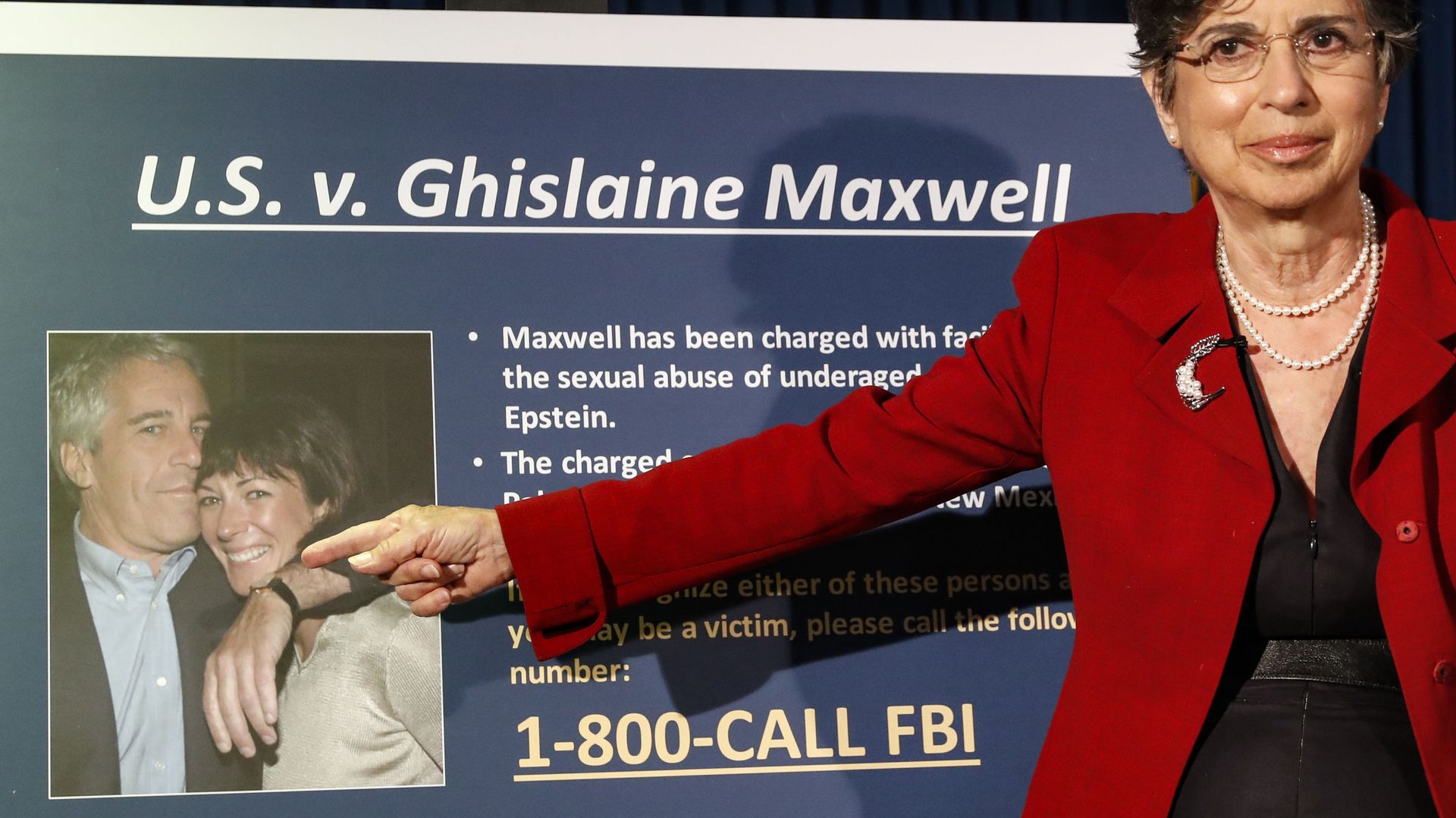 In this Thursday, July 2, 2020, file photo, Audrey Strauss, Acting United States Attorney for the Southern District of New York, gestures as she speaks during a news conference to announce charges against Ghislaine Maxwell for her alleged role in the sexual exploitation and abuse of multiple minor girls by Jeffrey Epstein, in New York In this Thursday, July 2, 2020, file photo, Audrey Strauss, Acting United States Attorney for the Southern District of New York, gestures as she speaks during a news conference to announce charges against Ghislaine Maxwell for her alleged role in the sexual exploitation and abuse of multiple minor girls by Jeffrey Epstein, in New York - Sputnik International, 1920, 04.10.2021