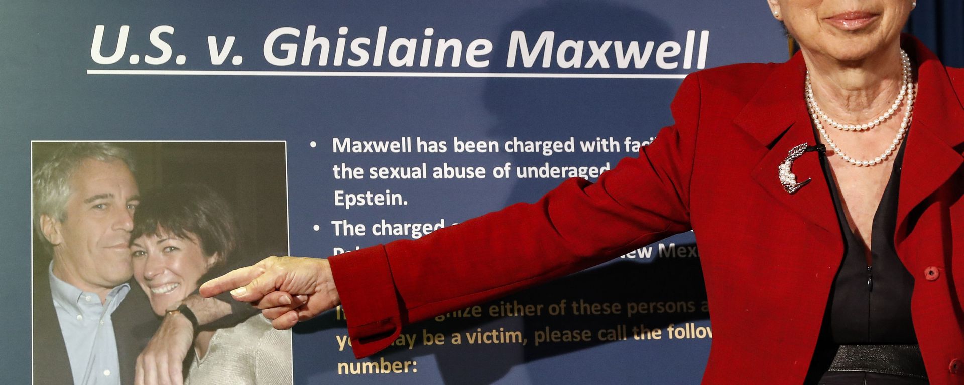 In this Thursday, July 2, 2020, file photo, Audrey Strauss, Acting United States Attorney for the Southern District of New York, gestures as she speaks during a news conference to announce charges against Ghislaine Maxwell for her alleged role in the sexual exploitation and abuse of multiple minor girls by Jeffrey Epstein, in New York In this Thursday, July 2, 2020, file photo, Audrey Strauss, Acting United States Attorney for the Southern District of New York, gestures as she speaks during a news conference to announce charges against Ghislaine Maxwell for her alleged role in the sexual exploitation and abuse of multiple minor girls by Jeffrey Epstein, in New York - Sputnik International, 1920, 04.10.2021