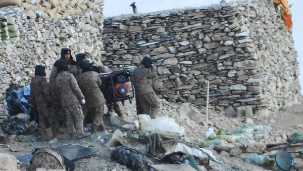 This undated handout photograph released by the Indian Army on February  16, 2021 shows People Liberation Army (PLA) soldiers during military disengagement along the Line of Actual Control (LAC) at the India-China border in Ladakh - Sputnik International