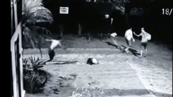 A screenshot from the surveillance video showing the prisoners' escape from jail in Brazil on July 18, 2021. - Sputnik International