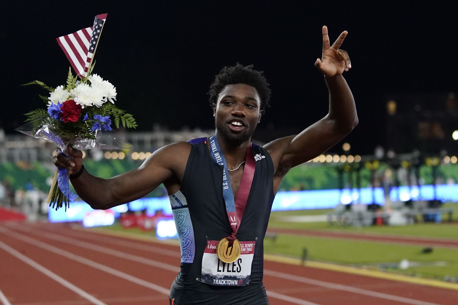 Noah Lyles won the 200m at the US Olympic trials last month - Sputnik International, 1920, 07.09.2021
