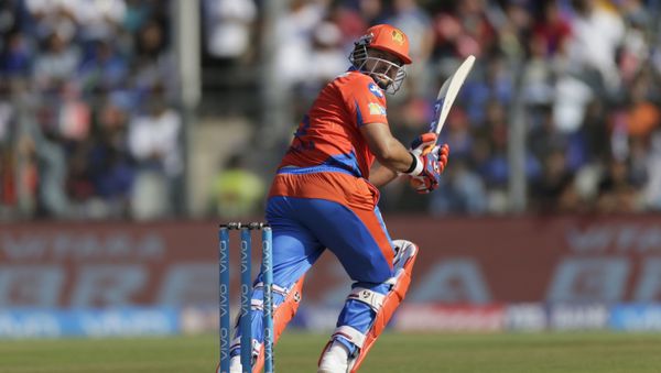 Gujarat Lions batsman Suresh Raina plays a shot during their Indian Premier League (IPL) cricket match against Mumbai Indians in Mumbai, India, Sunday, April 16, 2017 Gujarat Lions batsman Suresh Raina plays a shot during their Indian Premier League (IPL) cricket match against Mumbai Indians in Mumbai, India, Sunday, April 16, 2017 - Sputnik International