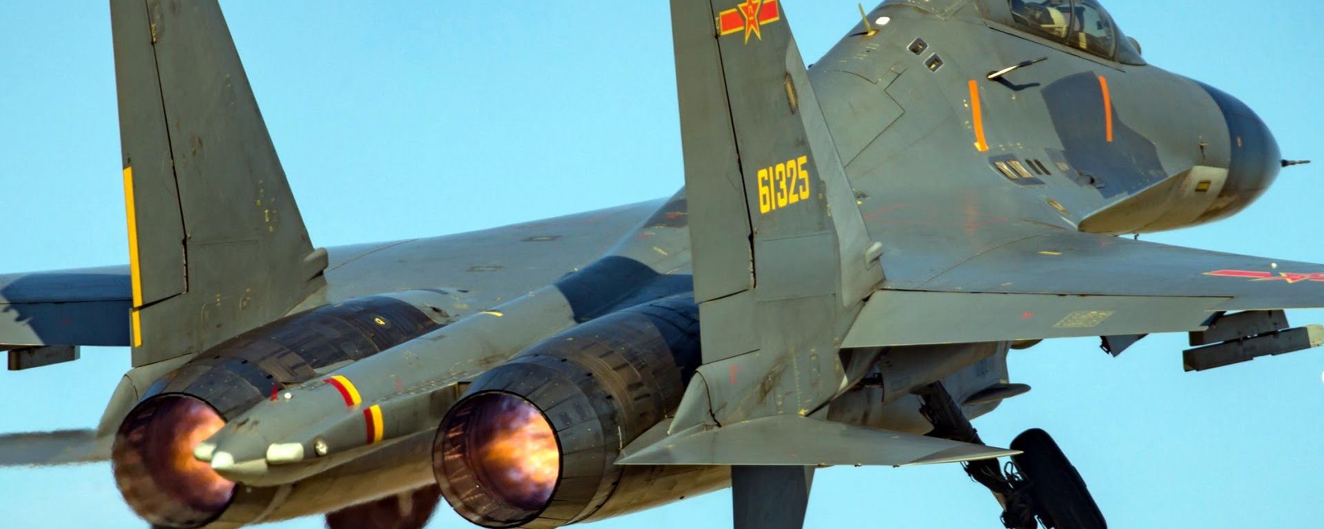A J-11BS fighter jet attached to an aviation brigade of the Chinese air force (PLAAF) under the PLA Northern Theater Command takes off for a combat sortie during a flight training exercise on January 3, 2017. - Sputnik International, 1920, 11.06.2023