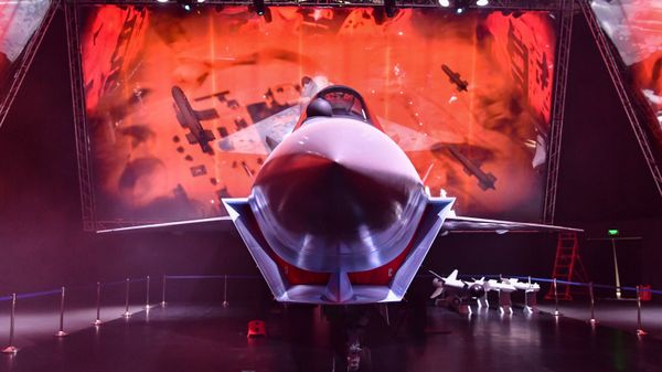 Checkmate fighter jet at Russia's MAKS air show. - Sputnik International